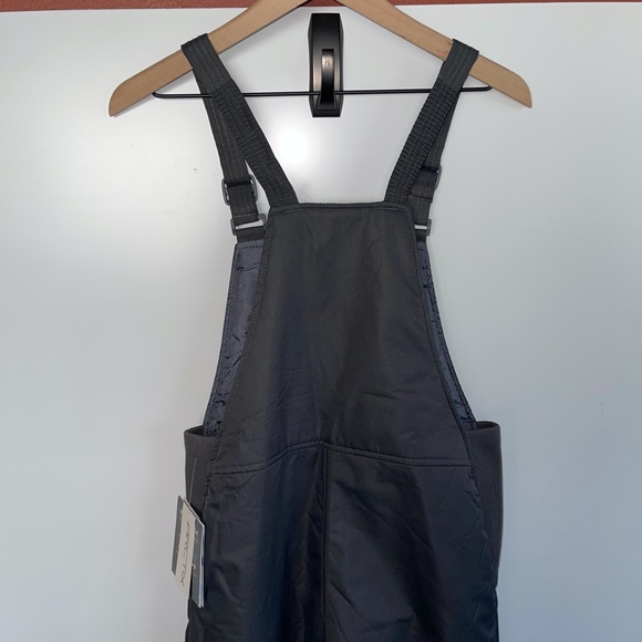 Arctic Youth Insulated Bib Overalls Charcoal Size Large NWT - Picture 5 of 9